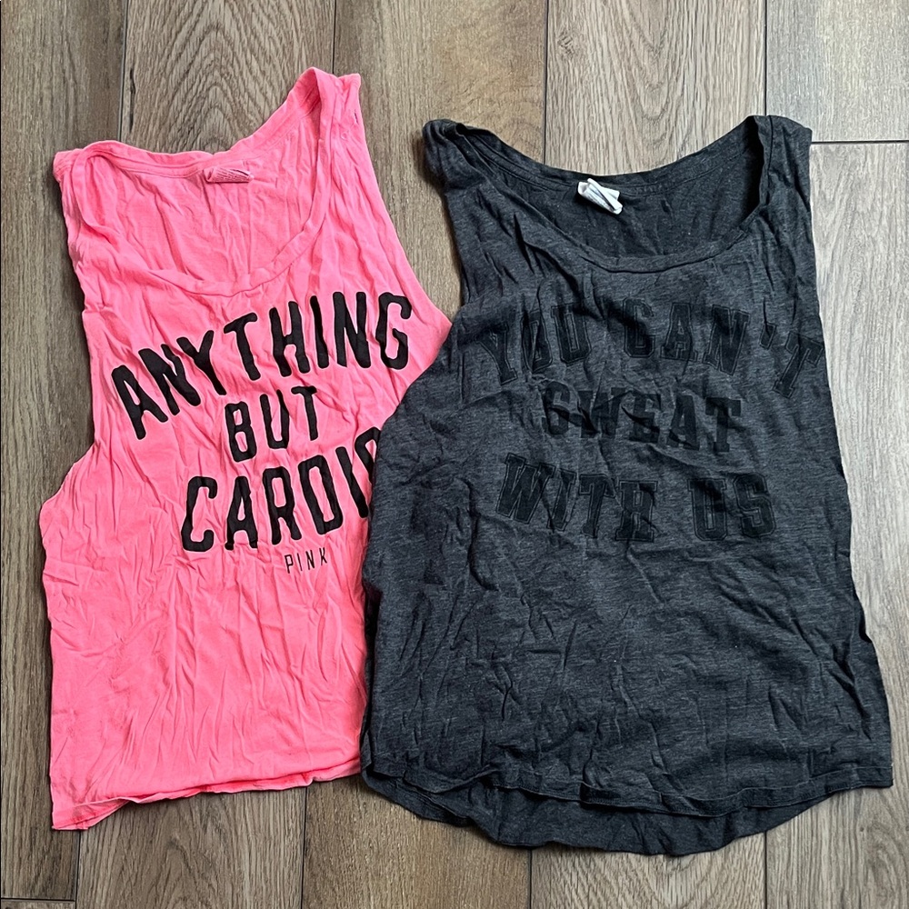 PINK Victoria's Secret Bright Pink Tank Top